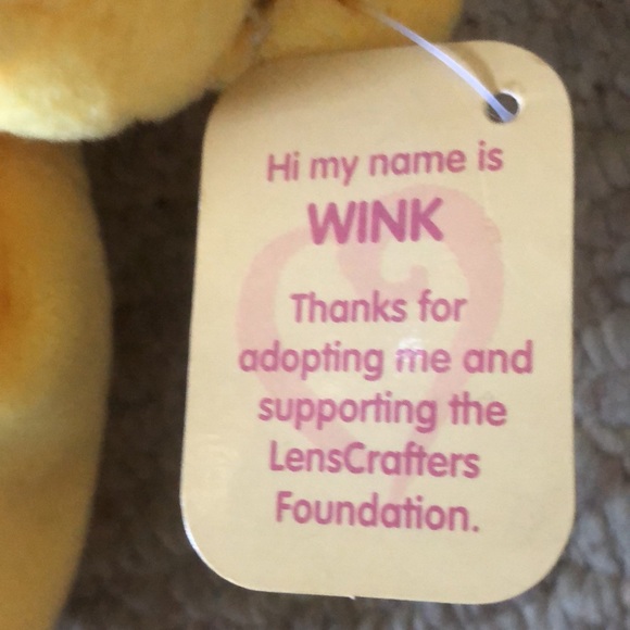 LensCrafters gift of sight bear plushie - Picture 4 of 5